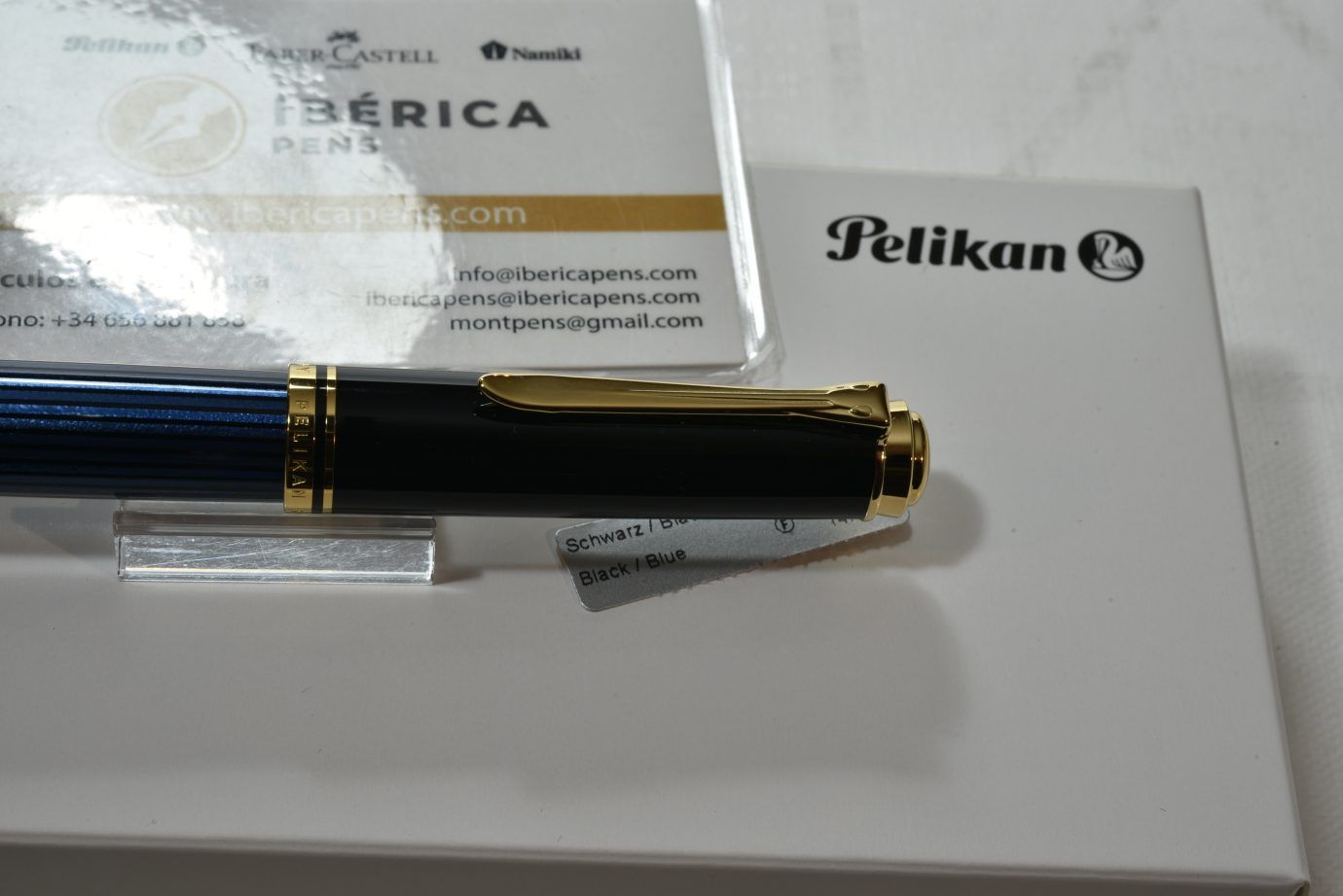 Pluma Estilográfica Pelikan Elegante Souverän M400 - Lujo Alemán En Verde/negro Con Detalles Dorados