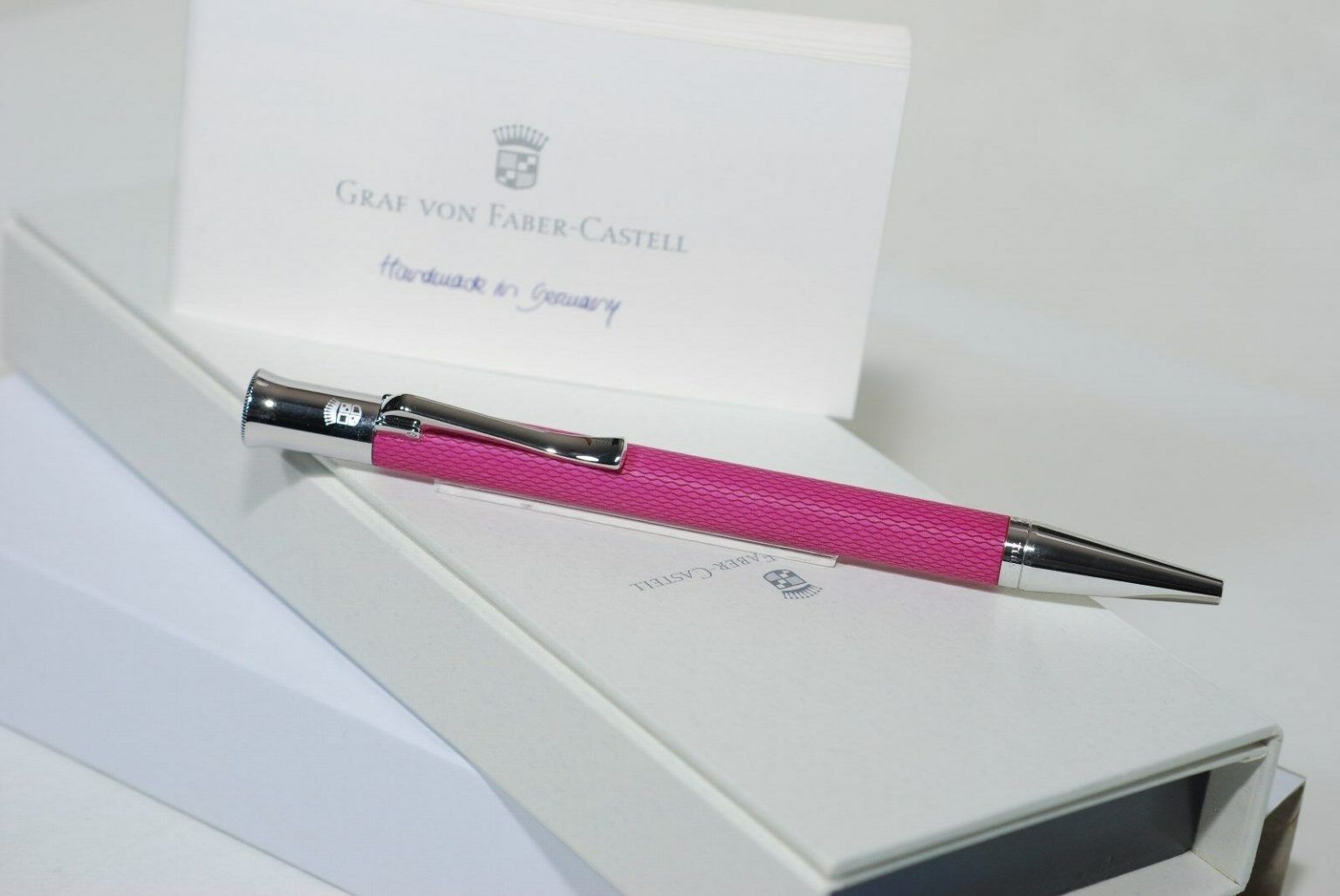 FaberCastell Ballpoint pen Guilloche Electric Pink Ibérica Pens