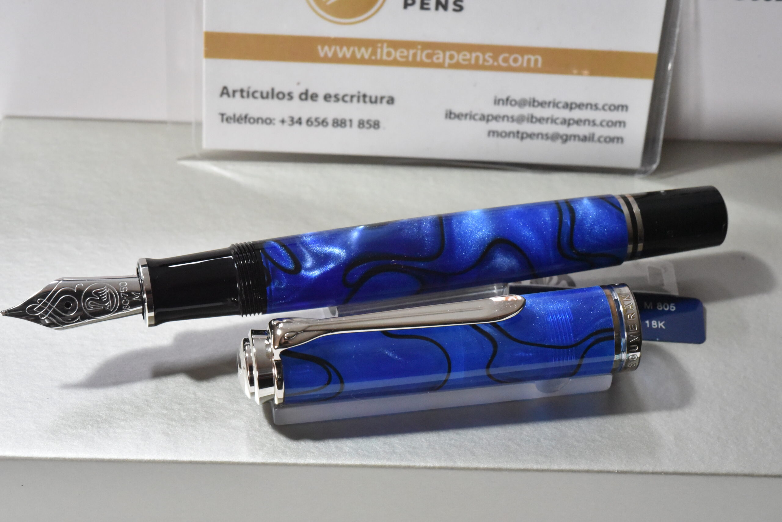 Pelikan Souveran 805 Blue Dunes Fountain Pen - Image 6