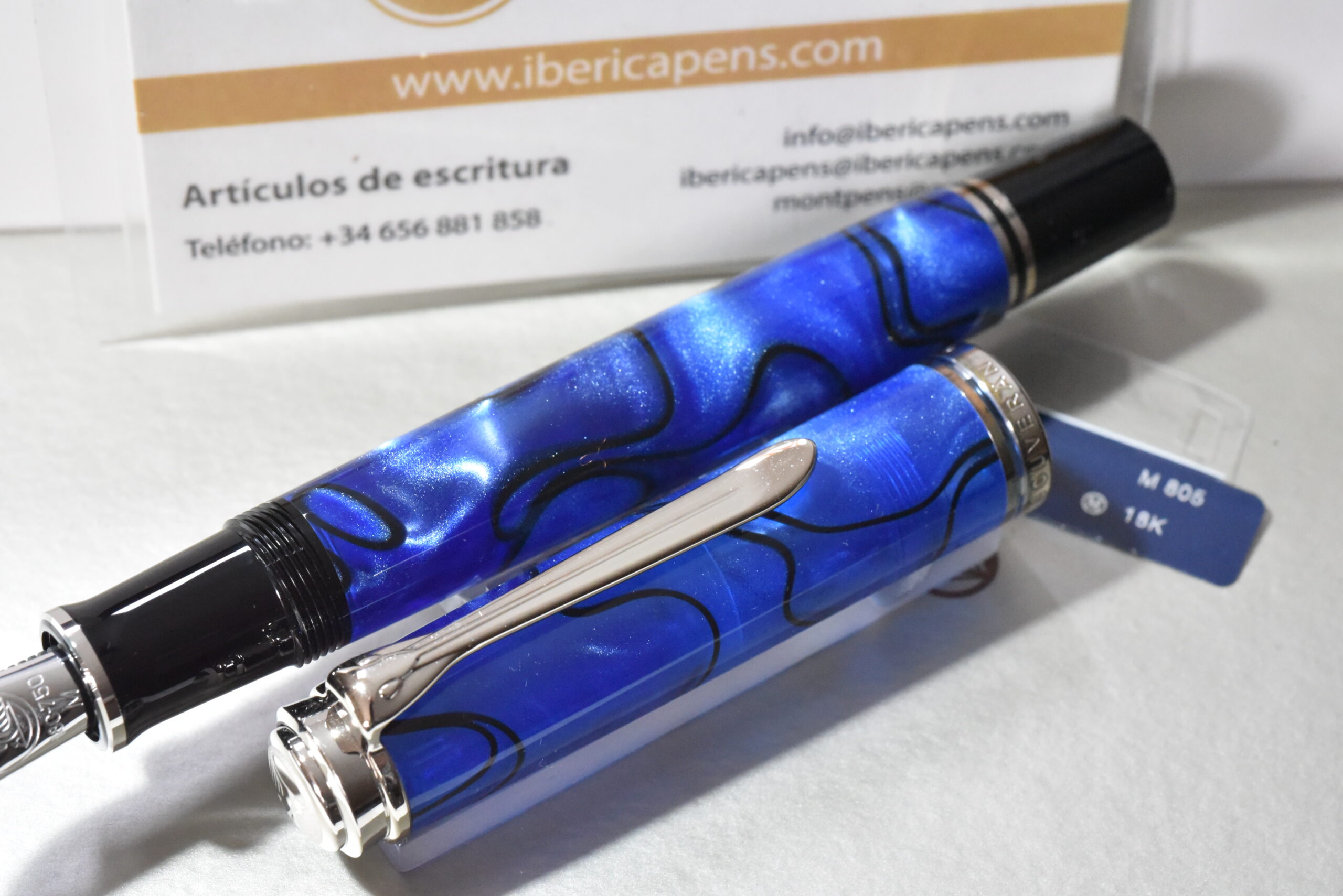 Pelikan Souveran 805 Blue Dunes Fountain Pen - Image 8