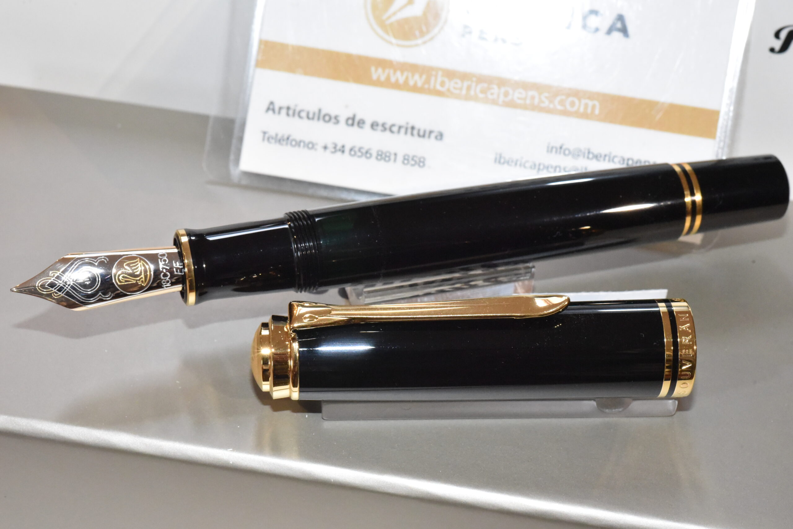 PELIKAN SOUVERAN M1000 FOUNTAIN PEN BLACK - Image 6