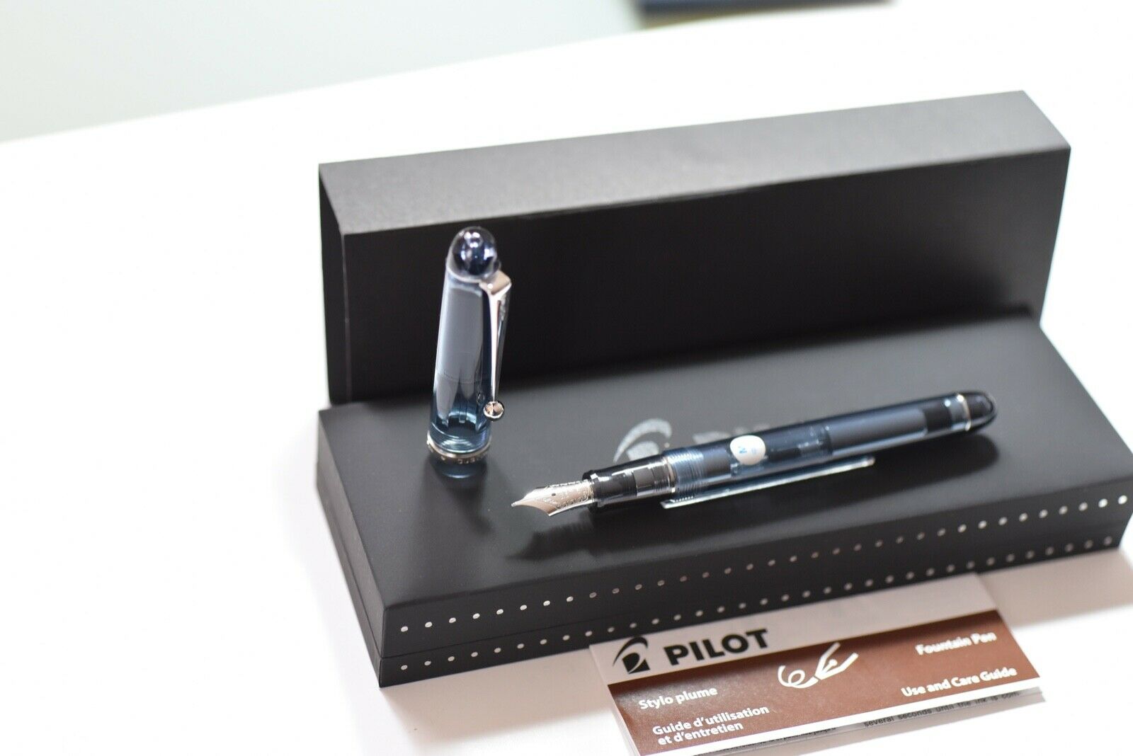 Pilot Custom  Fountain pen demonstrator blue   Ibérica Pens