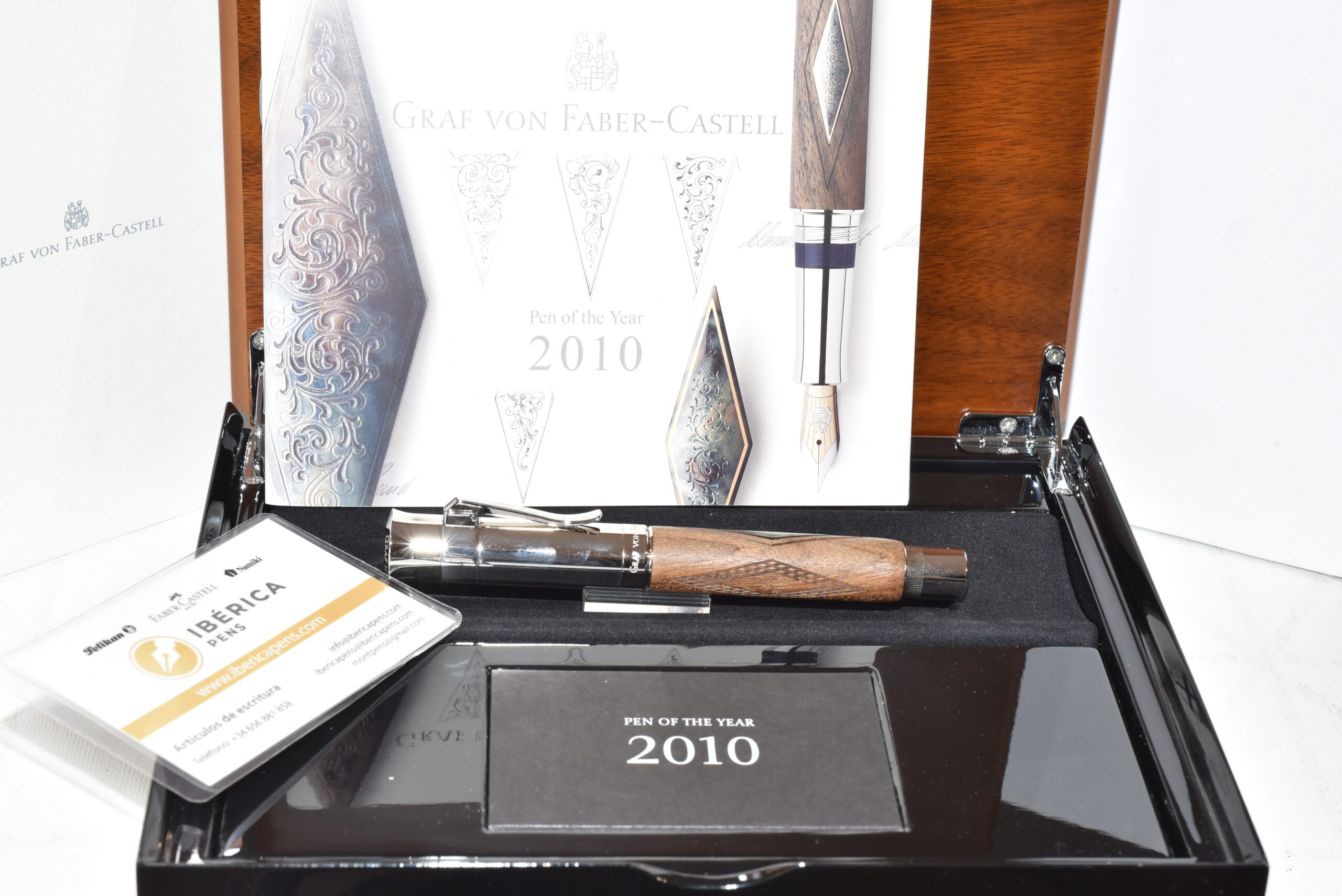 Graf Von Faber Castell Pen Of The Year 2010 Wood Of Walnut - Image 9