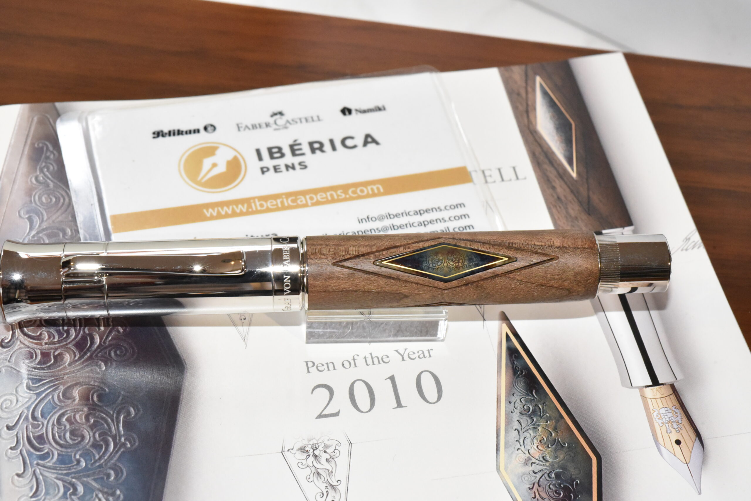 Graf Von Faber Castell Pen Of The Year 2010 Wood Of Walnut - Image 6
