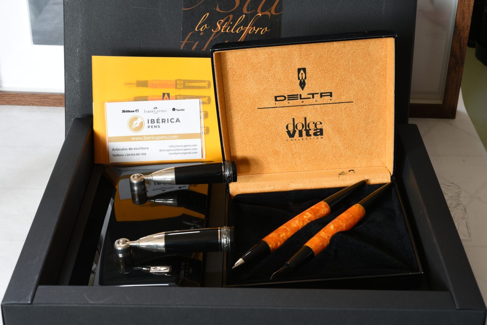 set Delta Dolce Vita Over size Fountain pen- Ballpoint pen