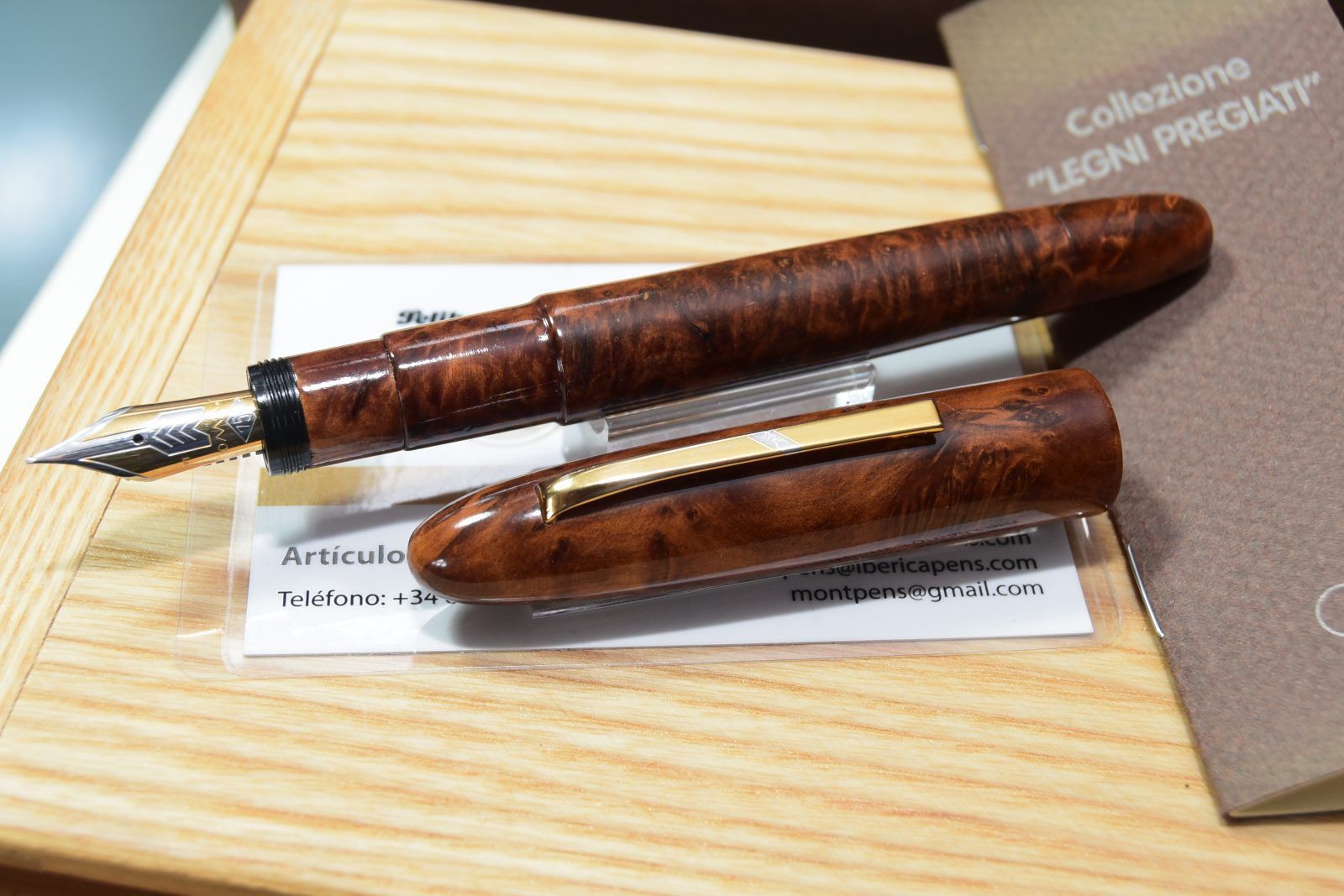 Omas Legni Pregiati Wood Collection Thuya Wood fountain pen - Image 9