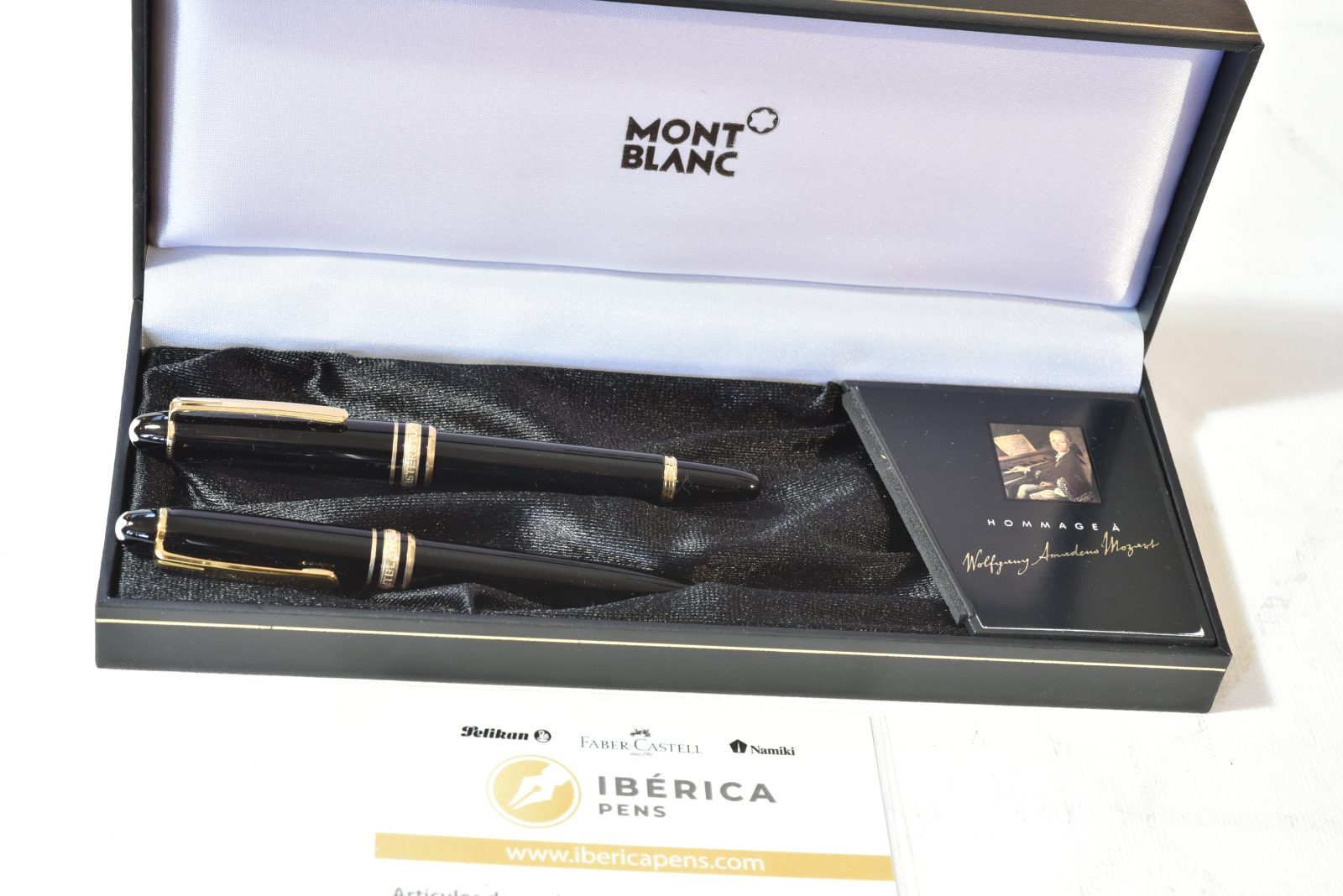 Pluma estilográfica y bolígrafo Montblanc Meisterstück Homenaje a W.A. Mozart