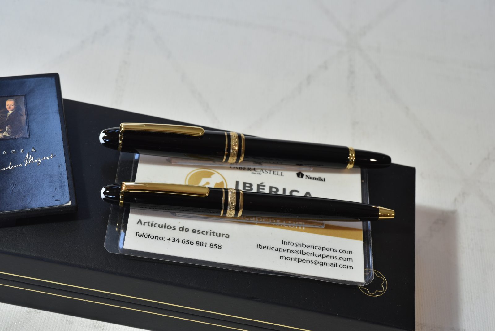 Pluma estilográfica y bolígrafo Montblanc Meisterstück Homenaje a W.A. Mozart - Imagen 2