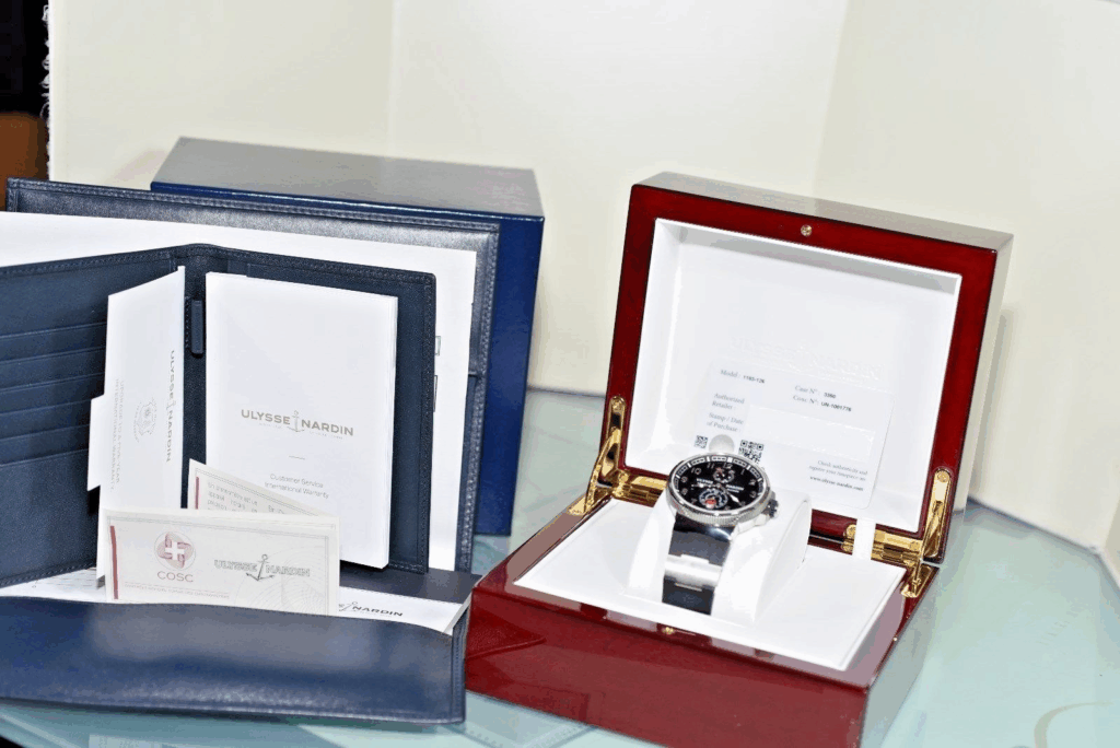 Ulysse Nardin Chronometer Marine Manufactura 1183-126-3-62 Caliber Un 118