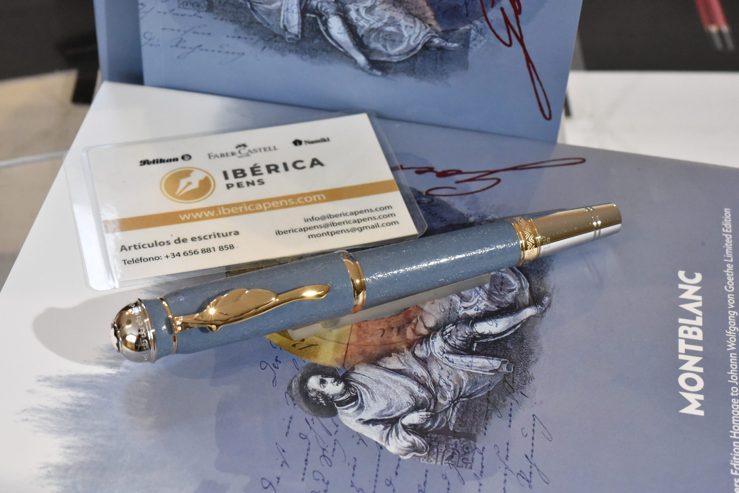 PLUMA ESTILOGRAFICA MONTBLANC WRITERS EDITION 2025 J.W.GOETHE - Imagen 4
