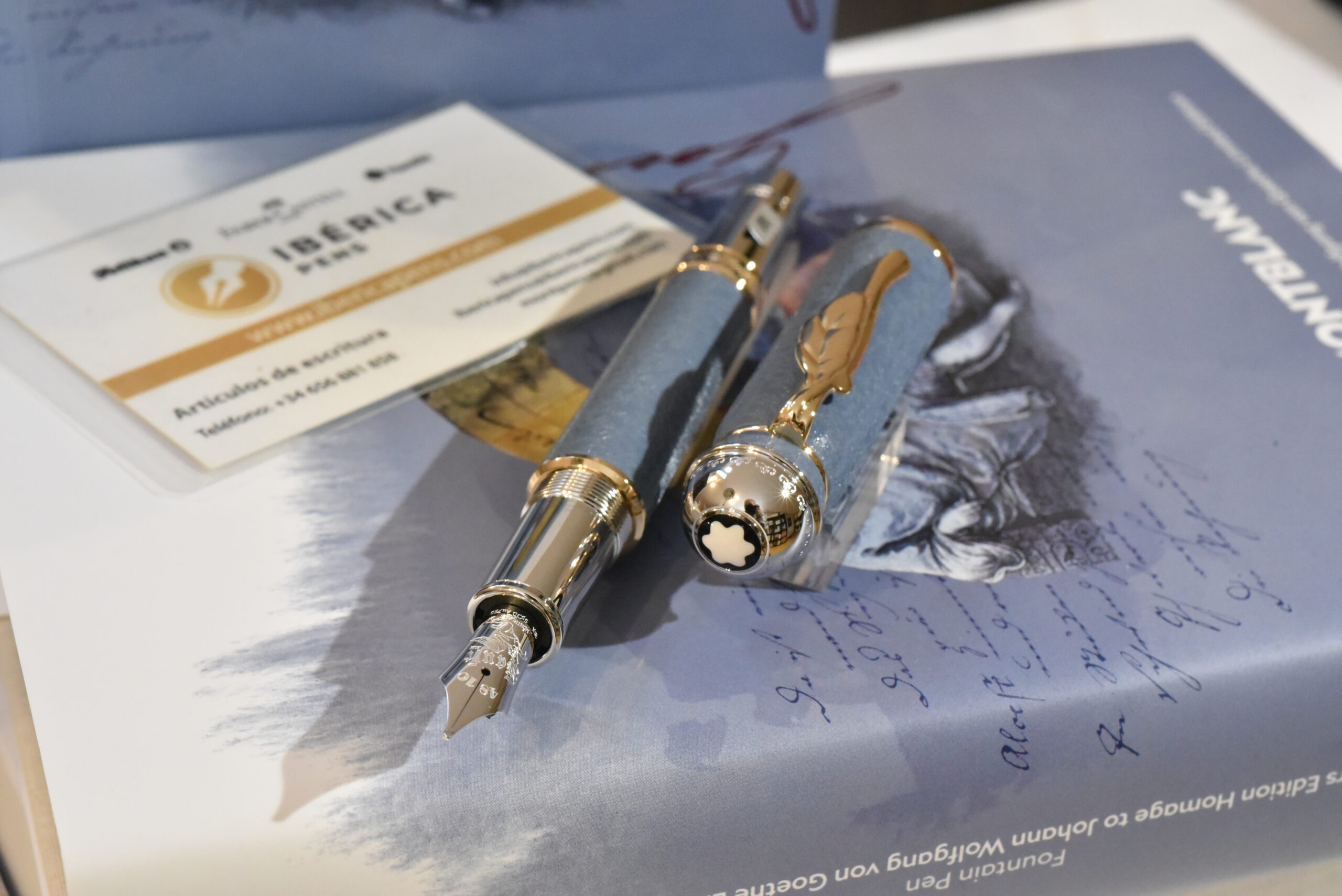 PLUMA ESTILOGRAFICA MONTBLANC WRITERS EDITION 2025 J.W.GOETHE - Imagen 7